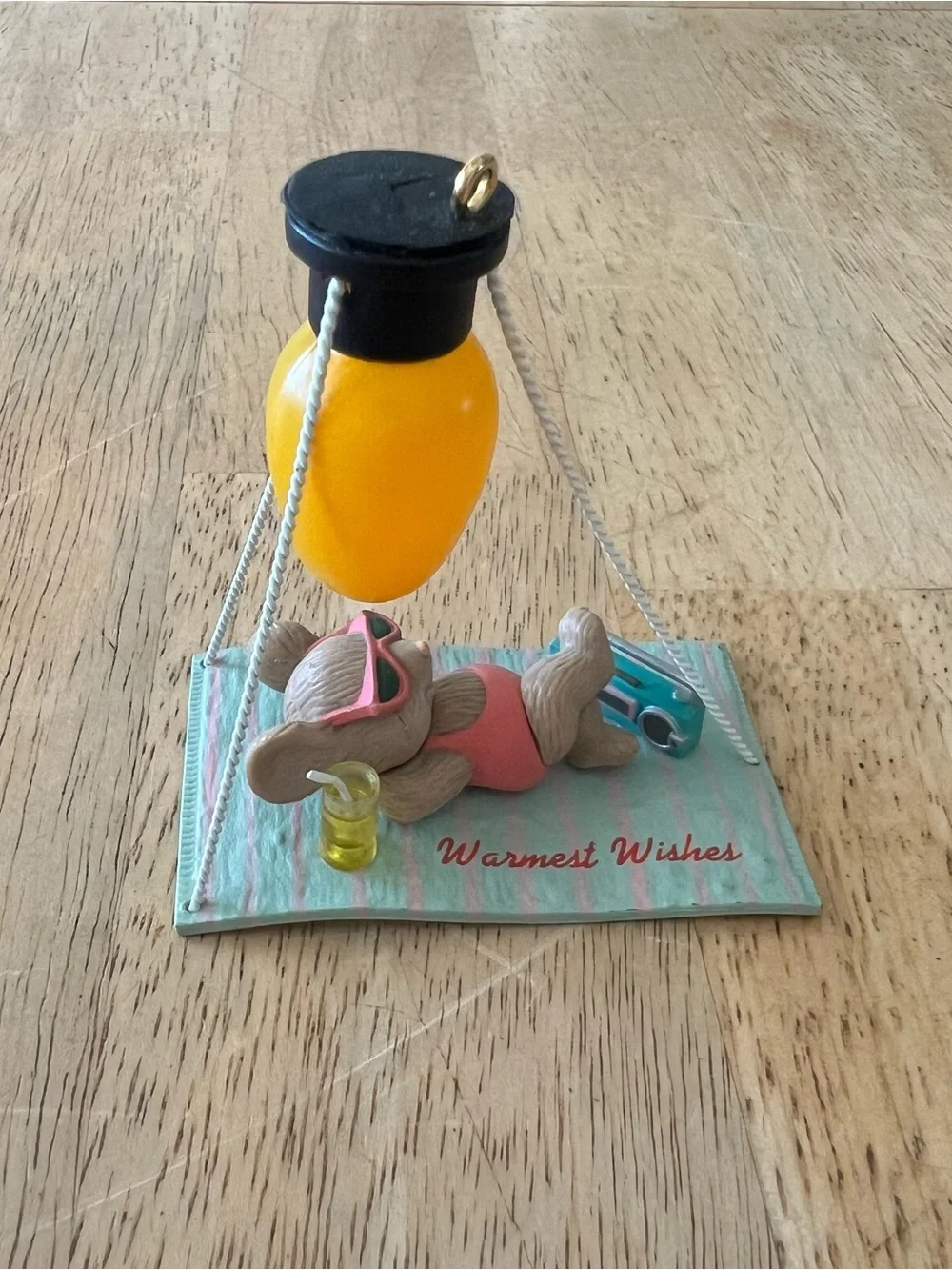 Vintage Enesco “Warmest Wishes” Ornament